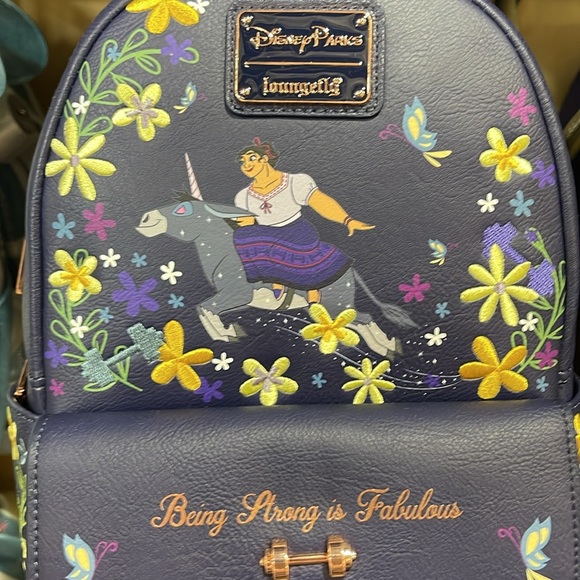Disney Parks Loungefly Luisa Madrigal Encanto Mini Backpack New With Tag - Picture 9 of 16